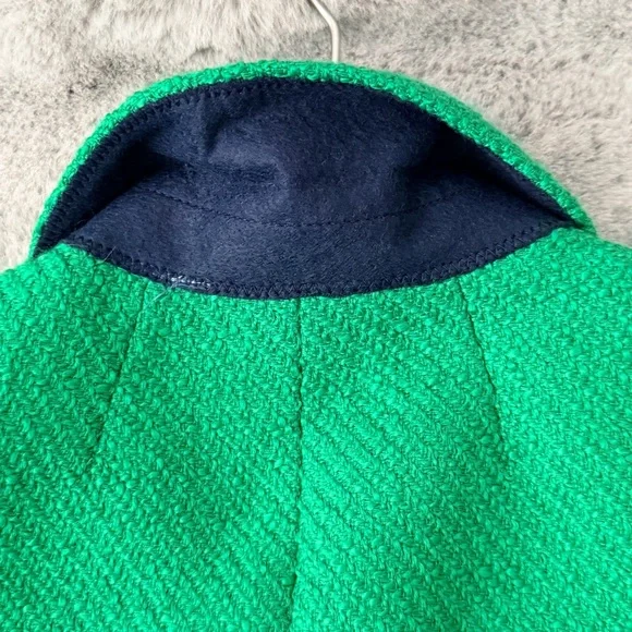J.Crew Factory Schoolboy Blazer in Textured Green Tweed size 10 - Picture 11 of 11